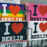 piling i Love Berlin books